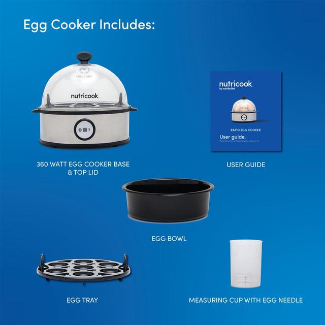 Nutricook - Air Fryer 2 w/ Rapid Egg Cooker - SW1hZ2U6OTQ0MTc3