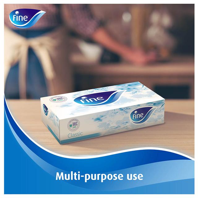 مناديل معقمة فاين 5 صناديق 200 منديل Fine Sterilized Facial Tissues 200X2 Ply Pack of 5 Boxes - SW1hZ2U6OTM3NDg1