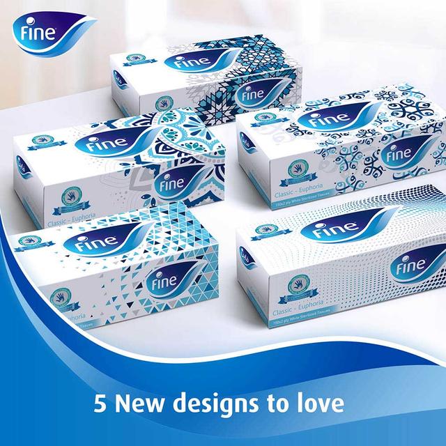 مناديل معقمة فاين 12 قطعة Fine Classic Euphoria, Soft Facial 1560's Tissues Pack Of 12 - SW1hZ2U6OTM3NTQ3