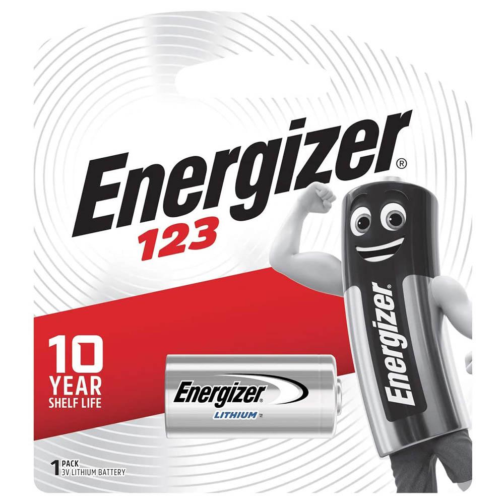 بطارية ليثيوم 123Ap انرجايزر 3 فولط Energizer Ultimate Lithium Batteries 3V 123Ap Bp1