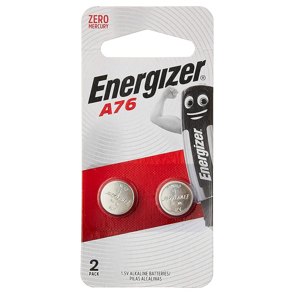 بطارية A76 انرجايزر 1.5 فولط قطعتين Energizer Sbs Alkaline A76 Pack Of 2 Batteries 1.5V