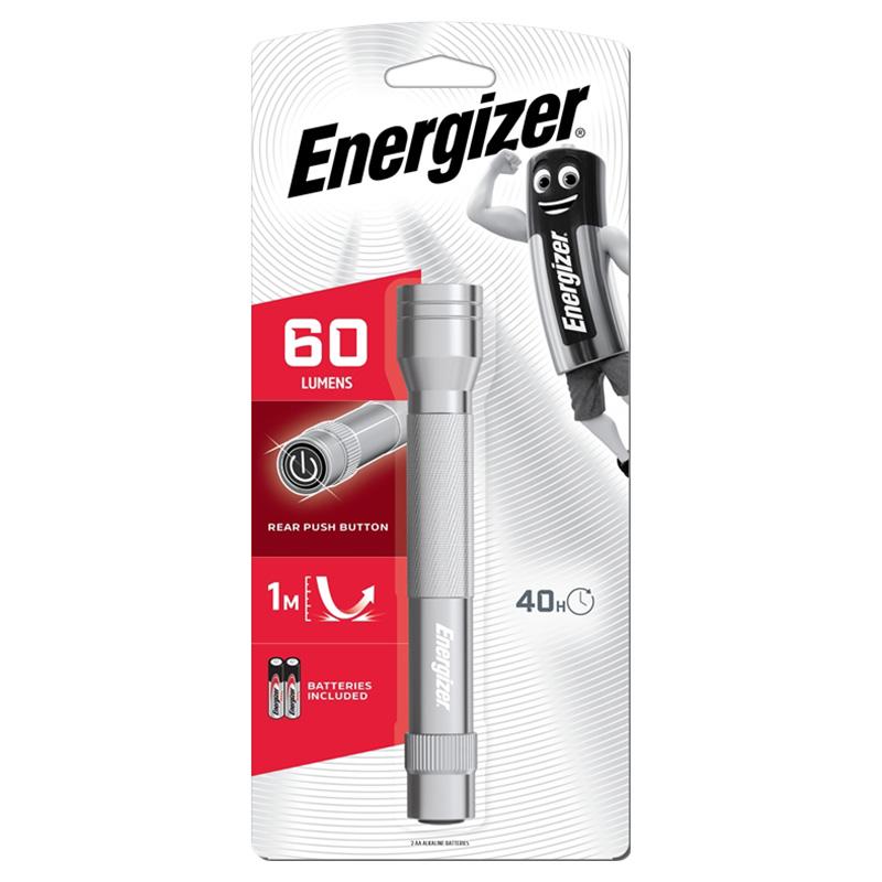 Energizer - Metal Light Led ,Out Door Torch Battery-Powered
