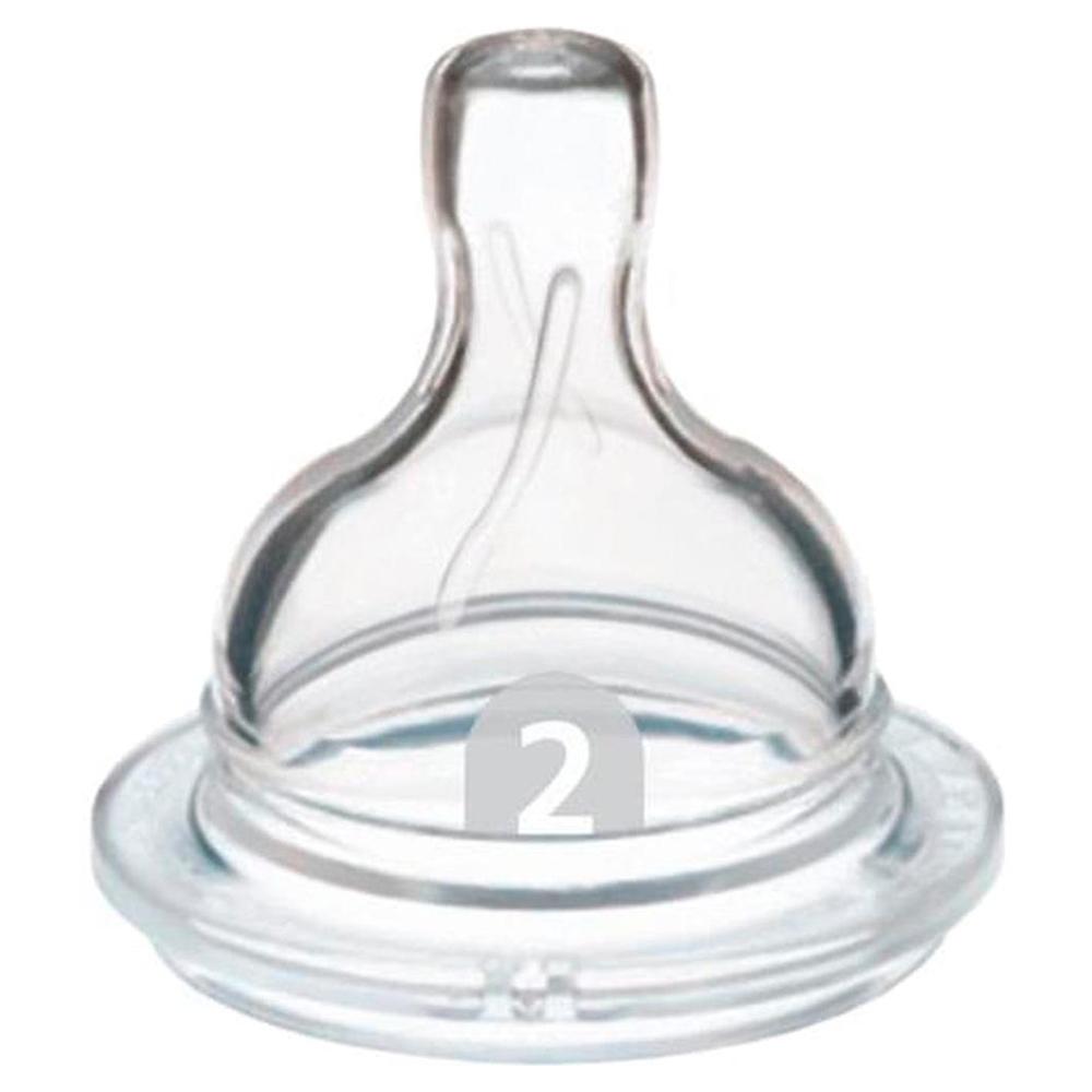 حلمة الرضاعة فيليبس افنت Philips Avent SIL TEATS 2 HOLES X2