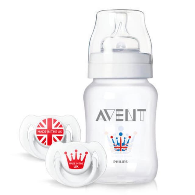 رضاعة افنت مع لهاية اطفال فيليبس افنت Phillips Avent Royal Baby Set