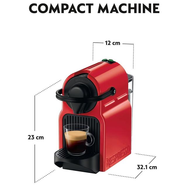 NESPRESSO - Inissia C40 Me Red Coffee Machine - SW1hZ2U6OTQzNDc1