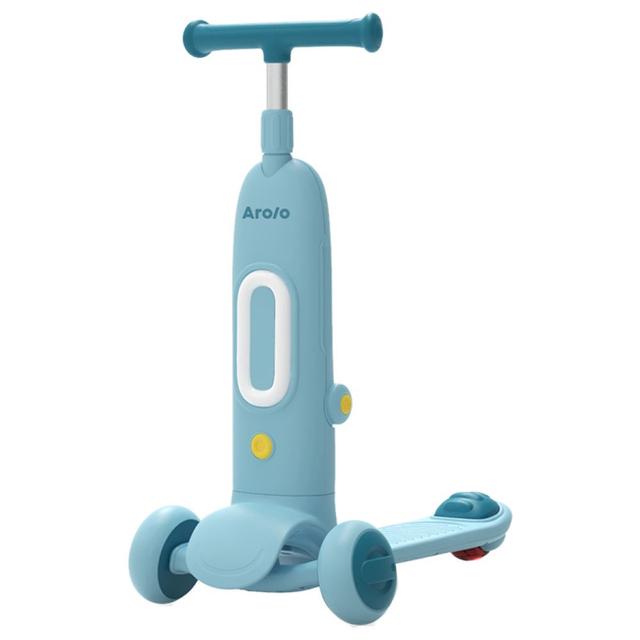 سكوتر ثلاثي العجلات للأطفال أزرق أرولو Kids Scooter - Blue - Arolo - SW1hZ2U6OTE2ODI2