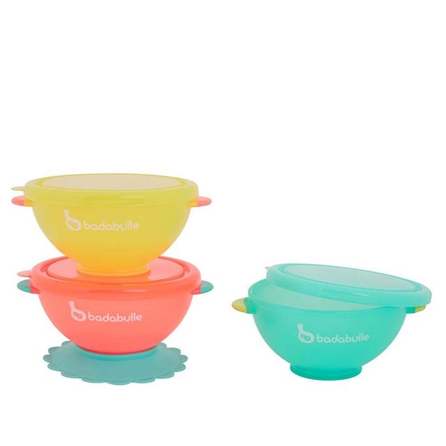Badabulle - 2-in-1 Bowl & Containers With Lid 3pc-Set - SW1hZ2U6OTE4MTQ5