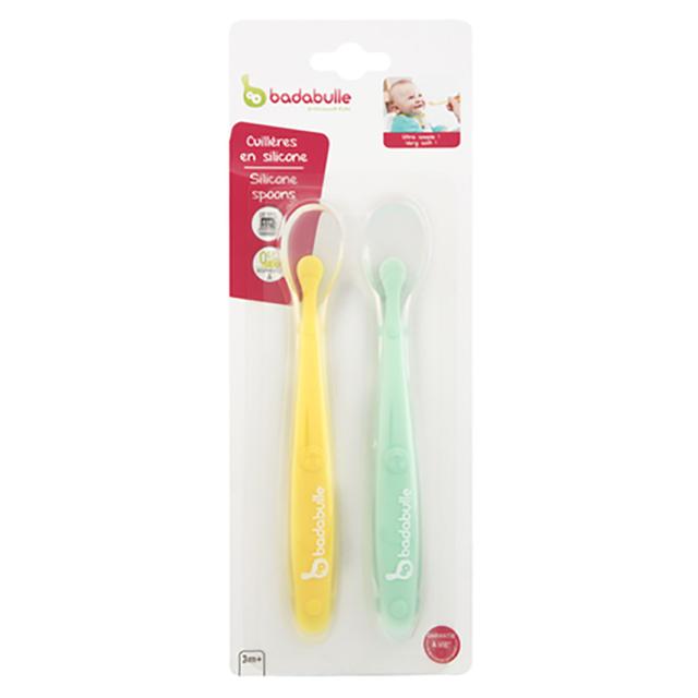 Badabulle - Silicone Spoon - Set Of 2 - SW1hZ2U6OTE4MDA1