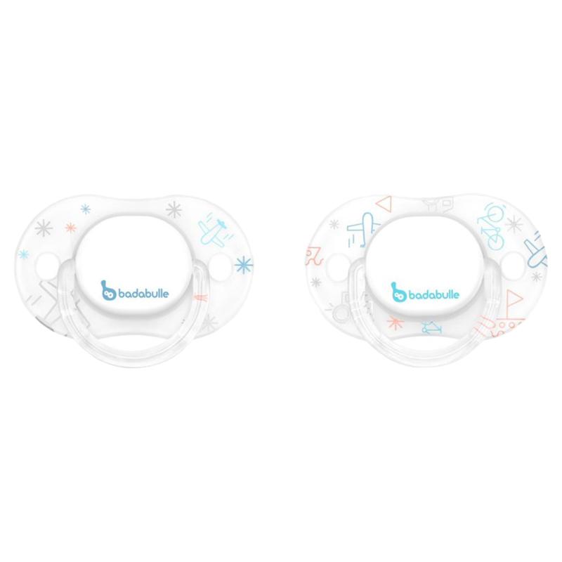 لهايات أطفال طبية 2 قطعة بادابول Glitter Physiological Pacifiers, 2pcs - Badabulle