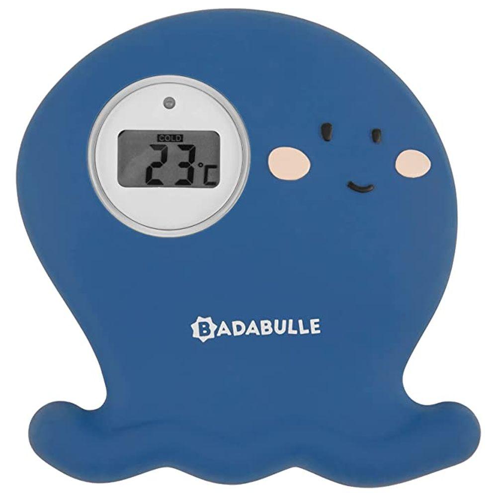 ميزان حرارة مياه الاستحمام ترمومتر للأطفال بادابول Octopus Digital Bath Thermometer Blue - Badabulle