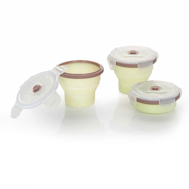 babymoov - Collapsible Silicone Food Containers 3pc-Set - 656395