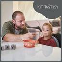 طقم وعاء و ملعقة سيليكون للأطفال بيج بيبي موف Babymoov Silicone Bowl & Spoon Weaning 2pc-Set Peach - SW1hZ2U6OTE2OTUw