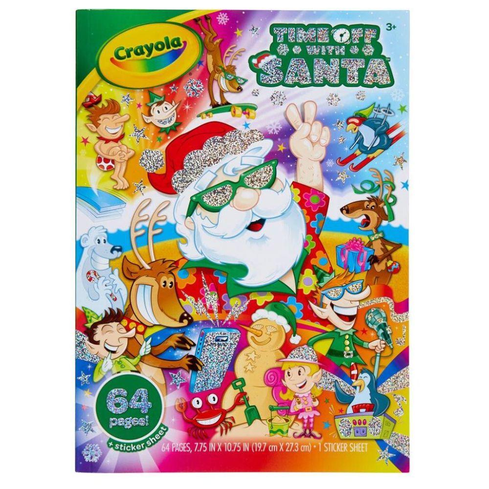 Crayola - Time off with Santa Coloring Book