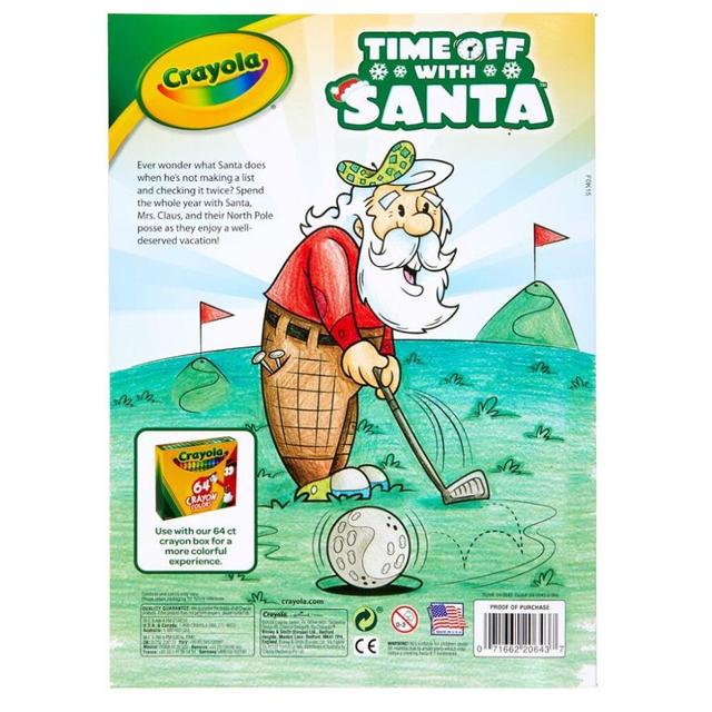 Crayola - Time off with Santa Coloring Book - SW1hZ2U6OTE5MDgx