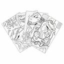 Crayola - 18 Page Giant Coloring Pages -T-Rex Troubles - SW1hZ2U6OTE5OTM4