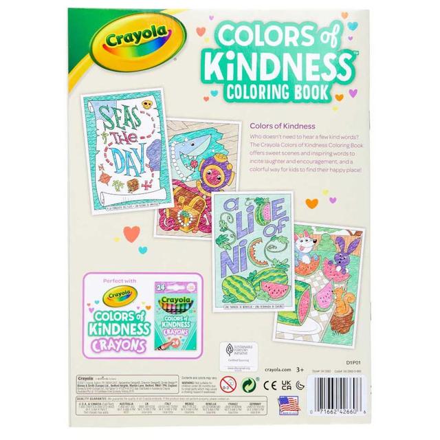 Crayola Colors of Kindness Coloring Book - SW1hZ2U6OTE4OTY1