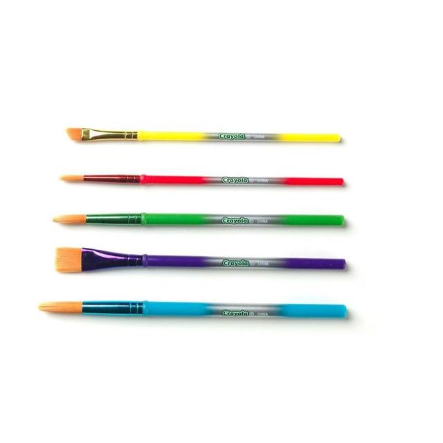 Crayola - 5 Art and Craft Brush Set - SW1hZ2U6OTE5MjU4