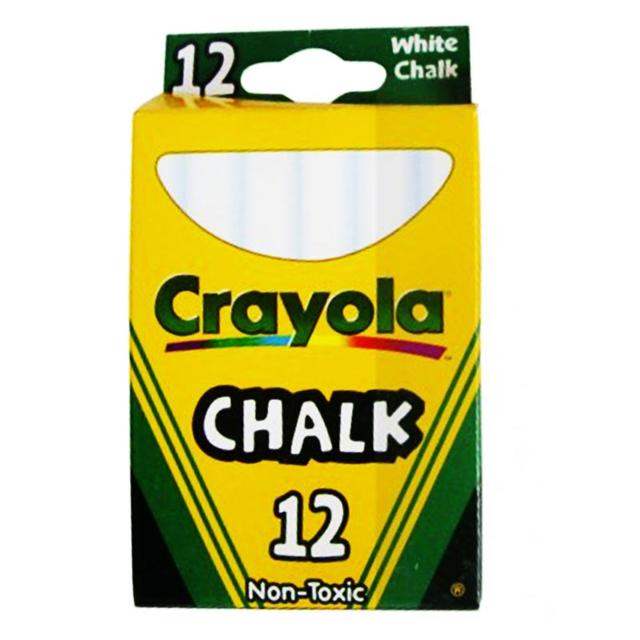 Crayola - 12 Anti Dust Chalks - White - SW1hZ2U6OTE4OTM1