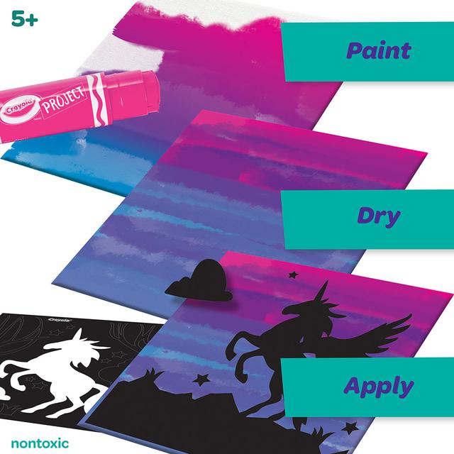 ألوان باستيل ( 3 قلم ) للأطفال من كرايولا Crayola - Craft   Paint Stick Silhouette Art - SW1hZ2U6OTE5NDY0