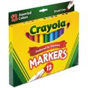 Crayola - 12 Broad Line Markers - Assorted - SW1hZ2U6OTE5MTk5