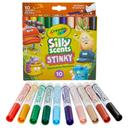 اقلام تحديد ملونة ( 10 ألوان ) Crayola - Silly Scents Stinky Washable Broad Line Markers - SW1hZ2U6OTE5MTE1