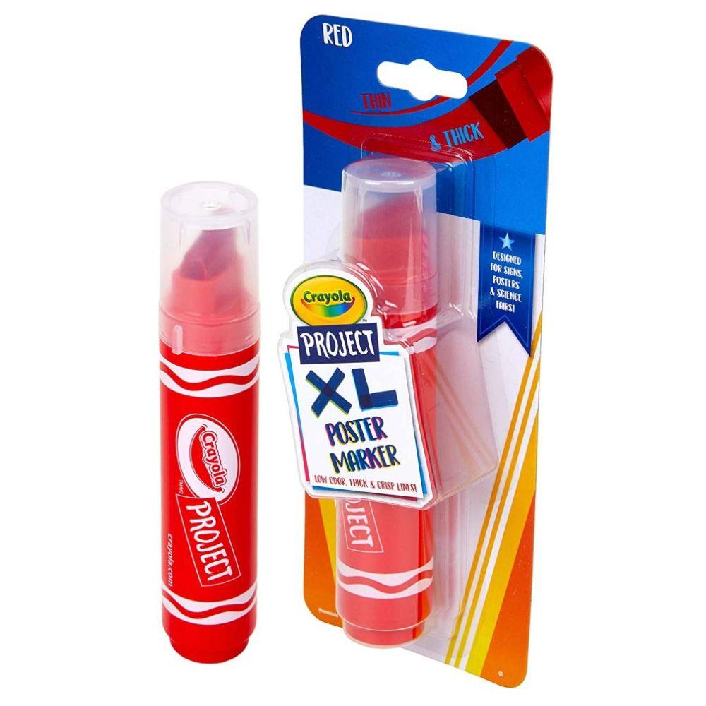 قلم تحديد من كرايولا Crayola - Project XL Poster Marker Red