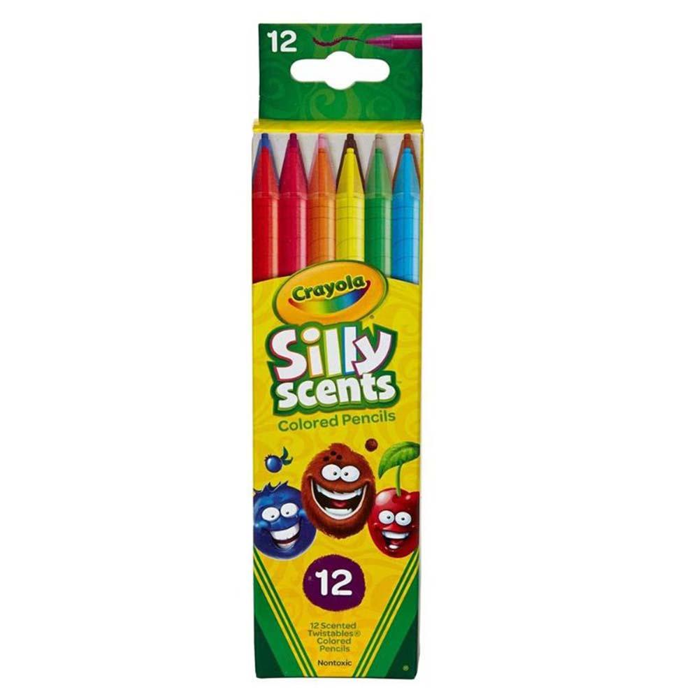 أقلام تلوين ( 12 قلم ) من كرايولا Crayola - 12 Silly Scents Twistables Colored Pencils