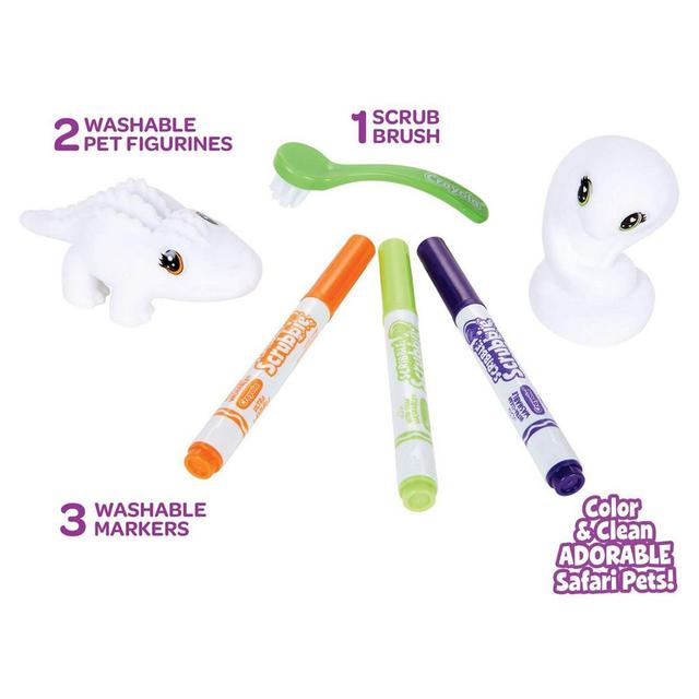 Crayola - 2 Ct Scribble Scrubbie Safari Pack Of 1 Croc-Cobra - SW1hZ2U6OTIwNDA5