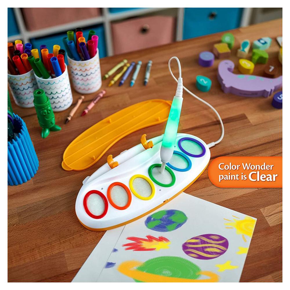 How fun and cool is this paint set! Completely mess free! Search for “