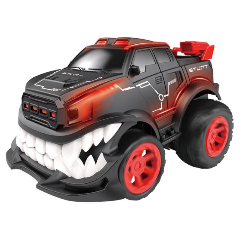 D-power - Remote Control Fold Shark Stunt Crawler Car - Red