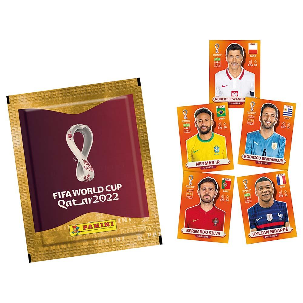 مجموعة ملصقات لاعبين كأس العالم 5 ملصقات فيفا Fifa World Cup Qatar 2022 Sticker Collection