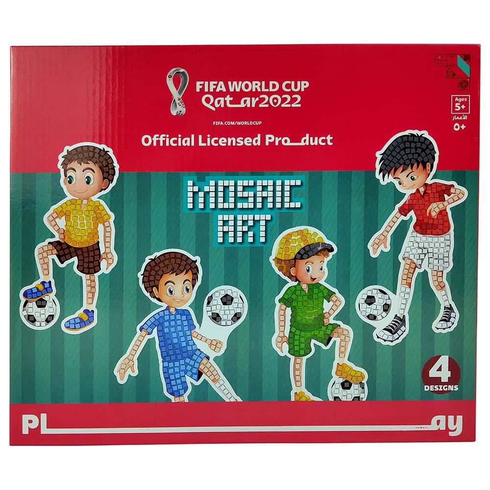 لعبة فن الفسيفساء للاطفال فيفا Fifa Mixed Shapes Adhesive Foam Mosaic Tiles