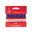 Fifa - Fabric Fashionable Qatar 2022 World Cup Country Team Nylon Wrist Band - USA 1pc - Assorted - SW1hZ2U6OTIxMzEx