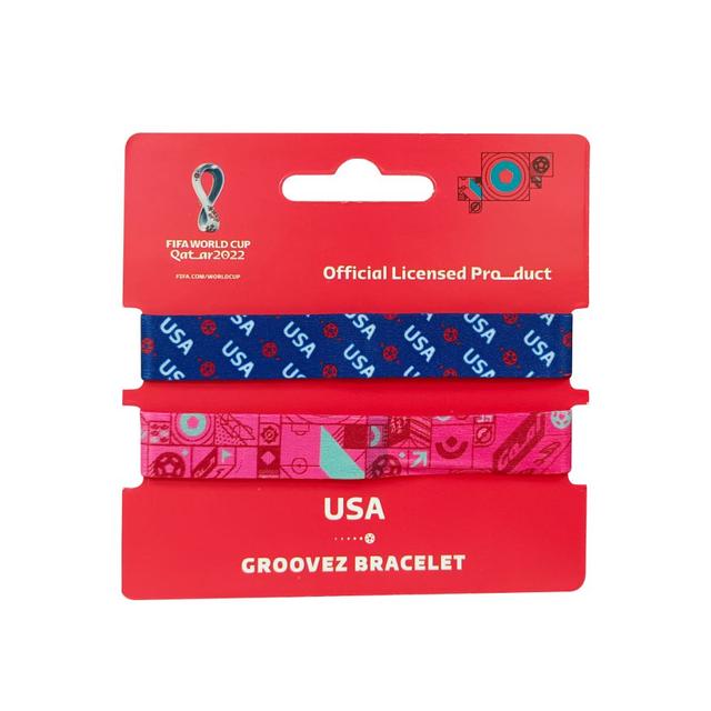 Fifa - Fabric Fashionable Qatar 2022 World Cup Country Team Nylon Wrist Band - USA 1pc - Assorted - SW1hZ2U6OTIxMzEz