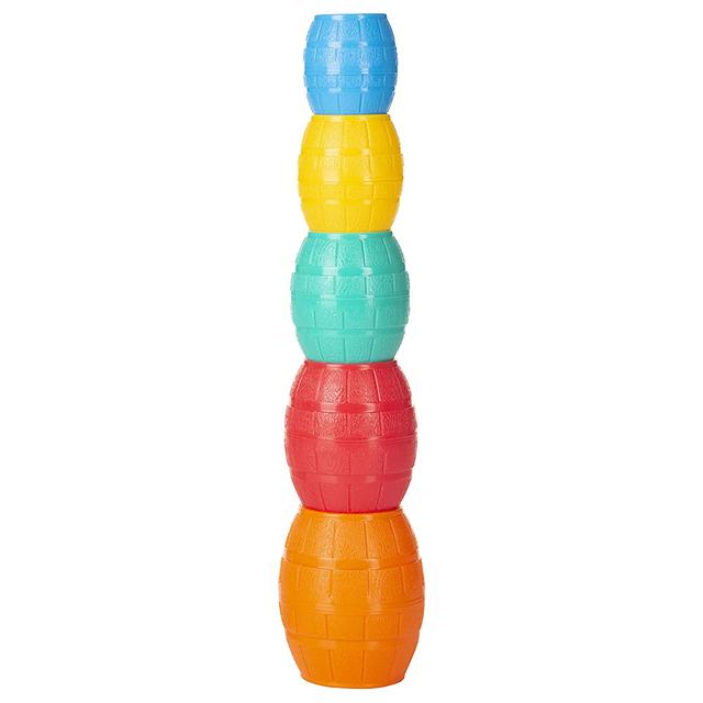 Funskool - Stacking Barrels - 5pcs - SW1hZ2U6OTIxNjQw