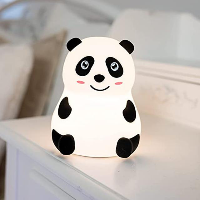 مصباح ليلي للاطفال (اضاءة ليلية) سيليكون إنوجيو Innogio - Gio Panda Silicone Night Light For Kids - SW1hZ2U6OTIyNDcx