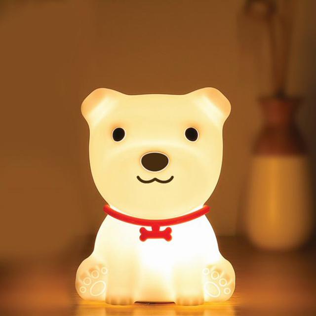 مصباح ليلي للاطفال (اضاءة ليلية) سيليكون إنوجيو Innogio - Gio Dog Silicone Night Light For Kids - SW1hZ2U6OTIyNTAz