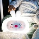 مصباح ليلي للاطفال (اضاءة ليلية) سيليكون إنوجيو  Innogio Gio Sleepy Bunny Silicone Night Light For Kids - SW1hZ2U6OTIyNTg3