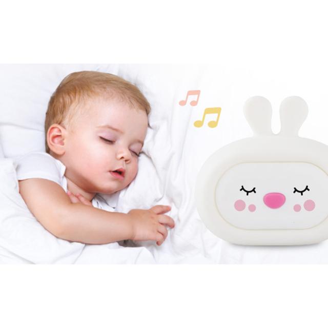 Innogio - Gio Sleepy Bunny Silicone Night Light For Kids - SW1hZ2U6OTIyNTg5