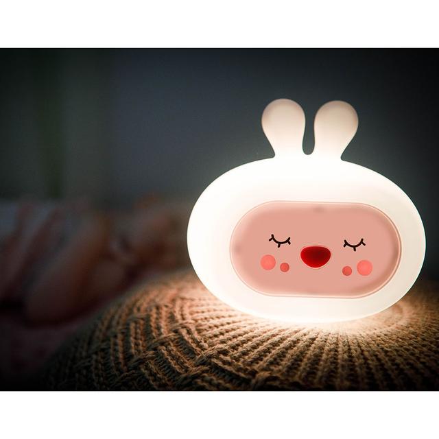 Innogio - Gio Sleepy Bunny Silicone Night Light For Kids - SW1hZ2U6OTIyNTkz