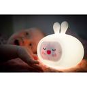 مصباح ليلي للاطفال (اضاءة ليلية) سيليكون إنوجيو  Innogio Gio Sleepy Bunny Silicone Night Light For Kids - SW1hZ2U6OTIyNTk5