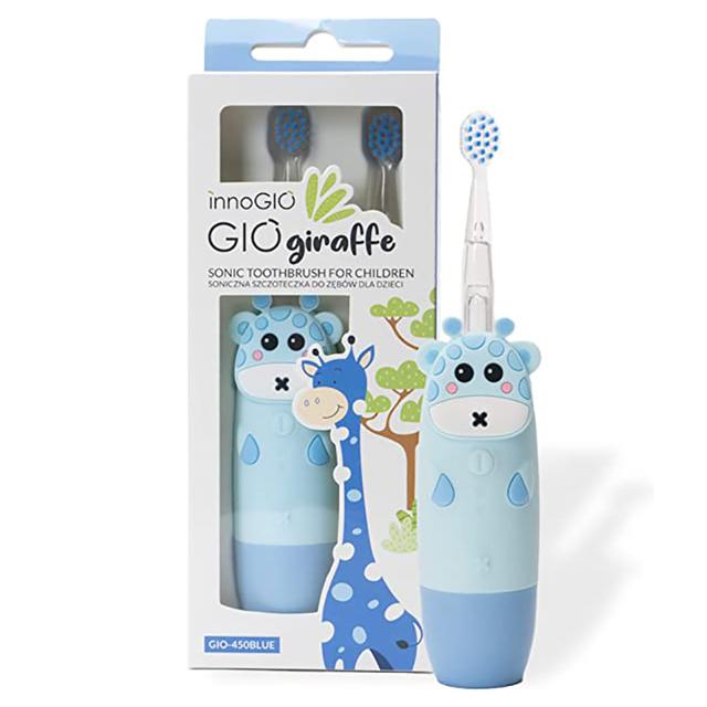 فرشاة أسنان كهربائية للاطفال إنوجيو - أزرق Innogio Gio Giraffe Sonic Toothbrush For Kids - SW1hZ2U6OTIyNDI0