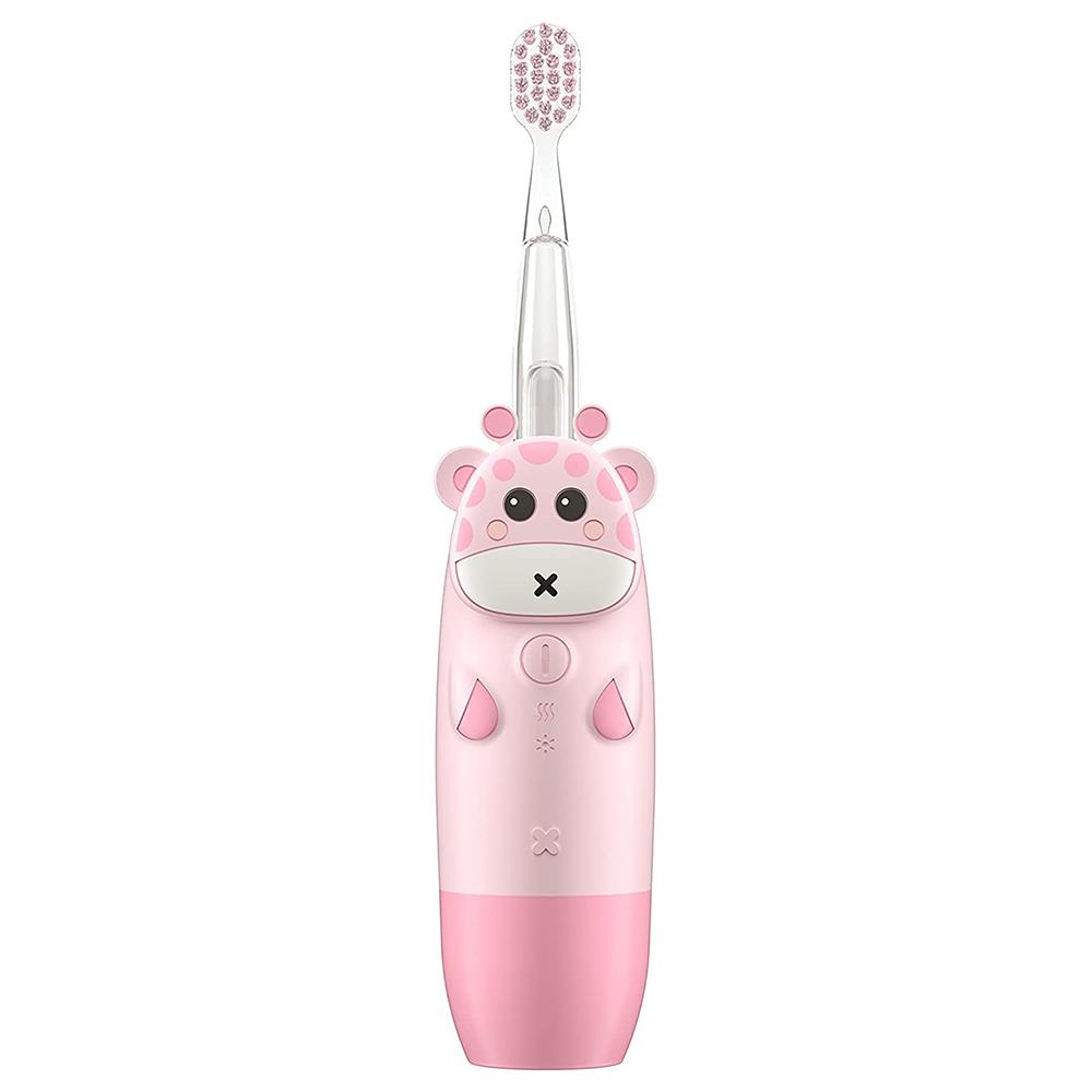 فرشاة أسنان كهربائية للاطفال إنوجيو - زهري Innogio Gio Giraffe Sonic Toothbrush For Kids