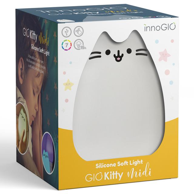 Innogio - Gio Kitty Midi Silicone Night Light For Kids - SW1hZ2U6OTIyNDA5