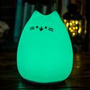 مصباح ليلي للاطفال (اضاءة ليلية) سيليكون إنوجيو - كبير Innogio Gio Kitty Maxi Silicone Night Light For Kids - SW1hZ2U6OTIyNjM1