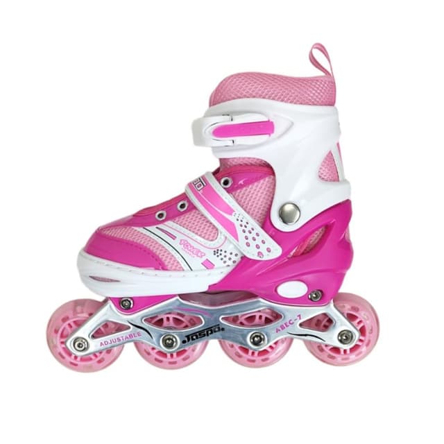 حذاء تزلج للاطفال (M) جاسبو - زهري Jaspo Skates Shoes Sparkle Inline Skates