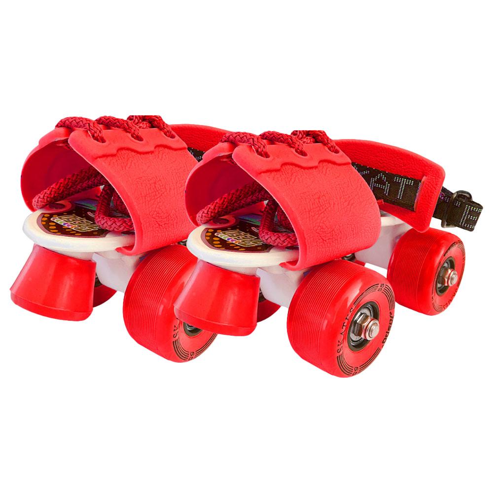 سكيت شوز للاطفال جاسبو - أحمر Jaspo Baby Tenacity Fiber Roller Skates