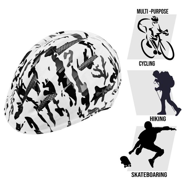 خوذة دراجة (خوذة سيكل) للاطفال مقاس 54-62 سم جاسبو Jaspo Stunning Camouflage Bicycle Helmet - SW1hZ2U6OTIyODI2