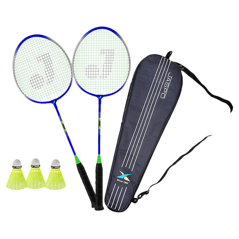 Jaspo - Badminton Racquet w/ Bag And 3 Plastic Shuttle Corks - Assorted