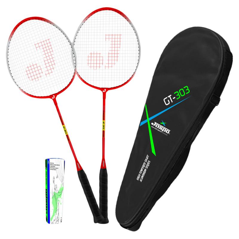 Jaspo - Badminton Set - Red